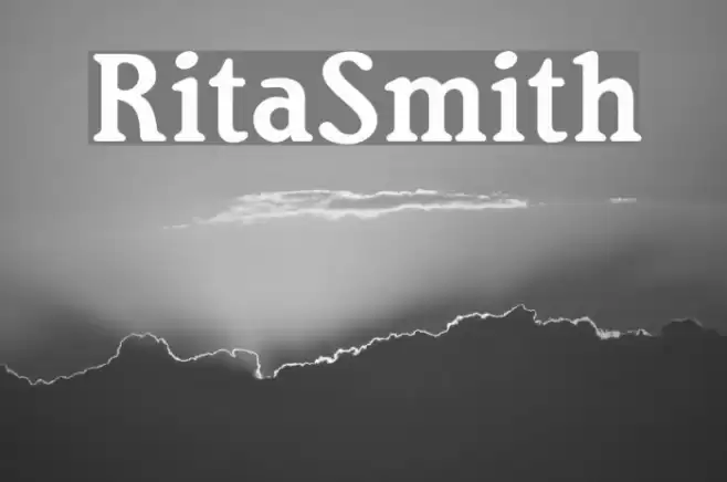 RitaSmith Font examples