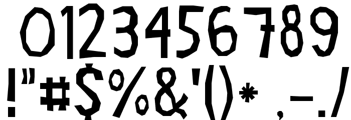 Ritaglio Font OTHER CHARS