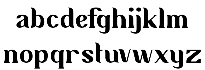 Ritalia Font LOWERCASE