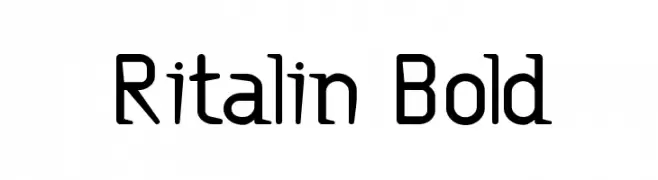 Ritalin Bold  Descarca Fonturi Gratis