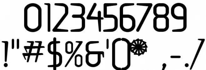 Ritalin Bold Font Alte caractere