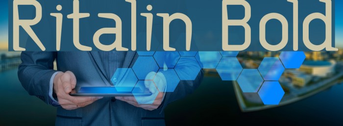 Ritalin Bold Font examples