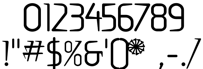 Ritalin Font OTHER CHARS