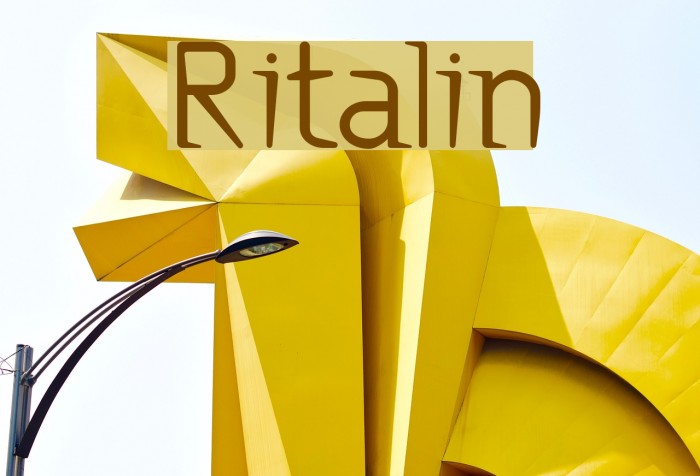 Ritalin Font examples