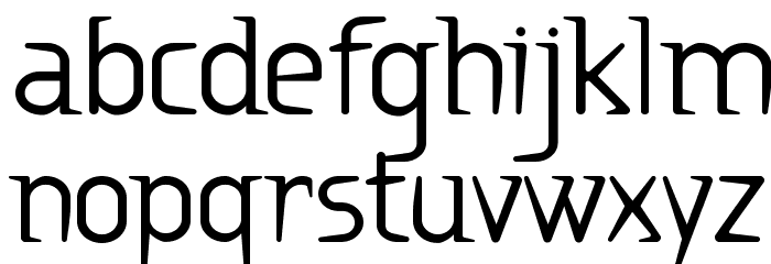 Ritalin Font LOWERCASE