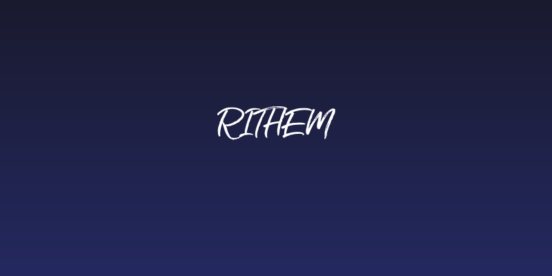 Rithem Social Header