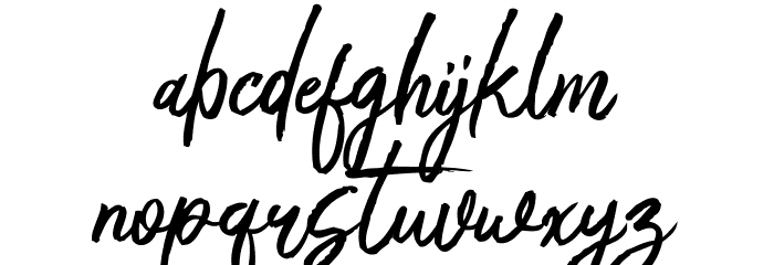 Rithem Font LOWERCASE