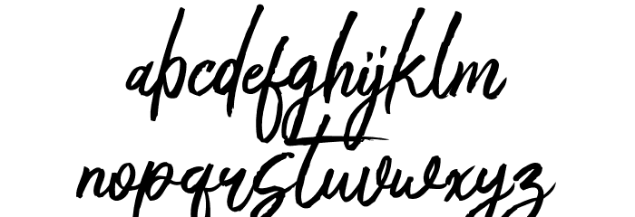 Rithem Font LOWERCASE