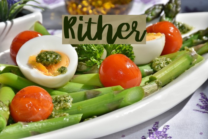 Rither Font examples
