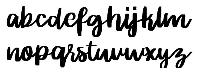 Rither Font LOWERCASE