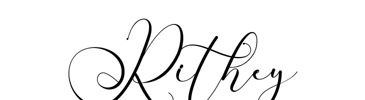 Rithey  免费字体下载