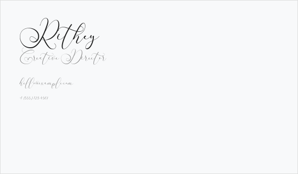 Rithey Business Card