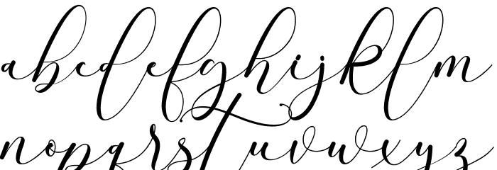 Rithey Font LOWERCASE