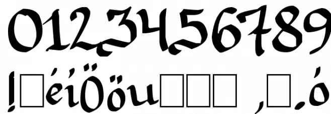 Rithondinmin Font OTHER CHARS