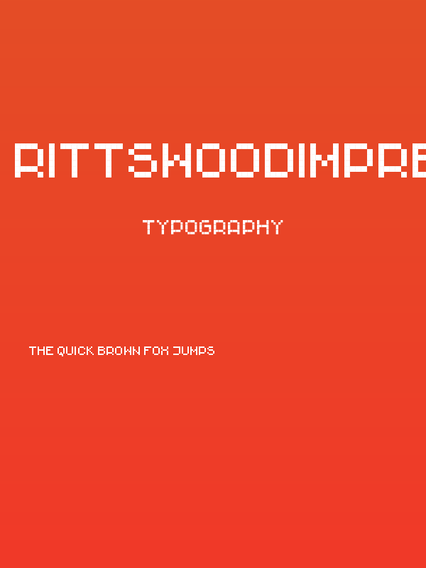 RittswoodImpresive Regular Poster