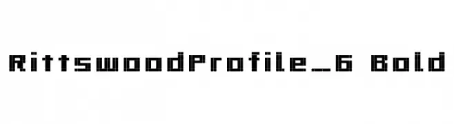 RittswoodProfile_6 Bold  Скачать бесплатные шрифты