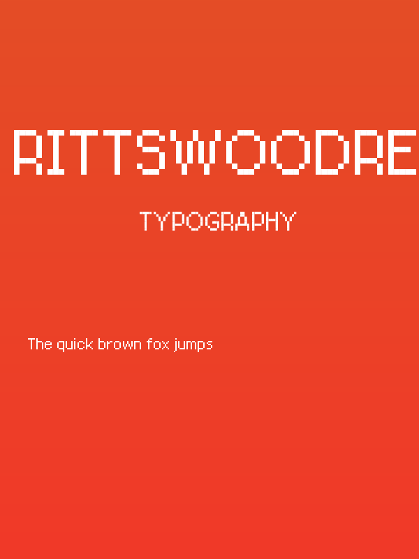 RittswoodRedStar Regular_8 Poster