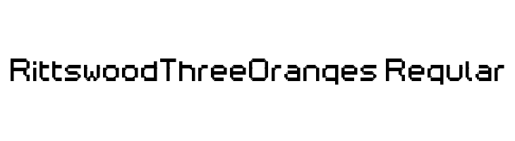 RittswoodThreeOranges Regular  font caratteri gratis