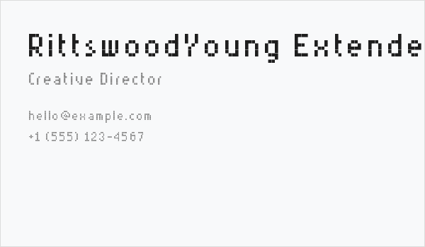 RittswoodYoung Extended Business Card