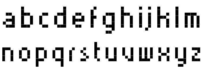 RittswoodYoung Extended Font LOWERCASE