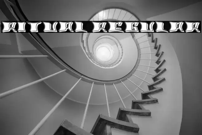 Ritual Regular Fonte examples