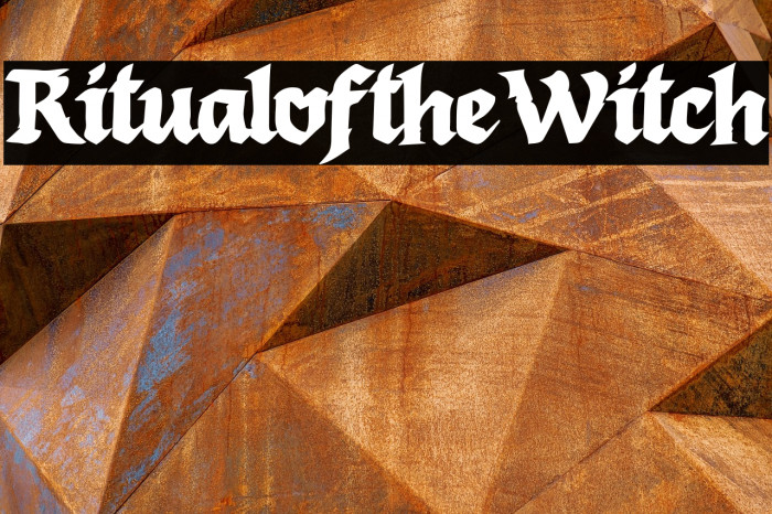 Ritual of the Witch Example 1