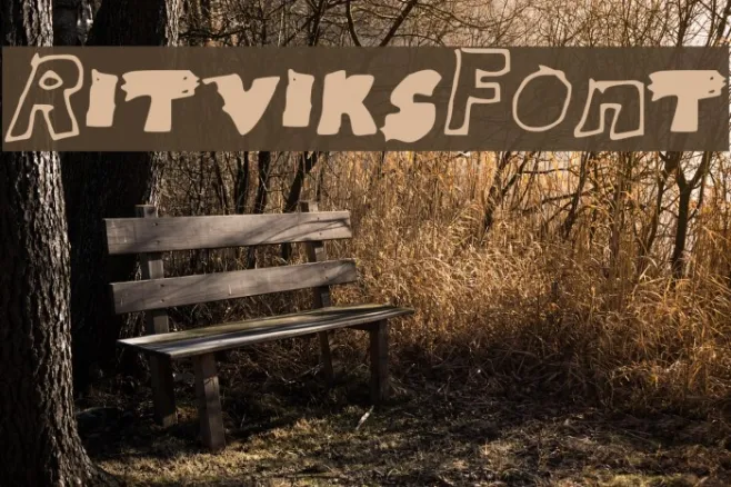 RitviksFont Example 1