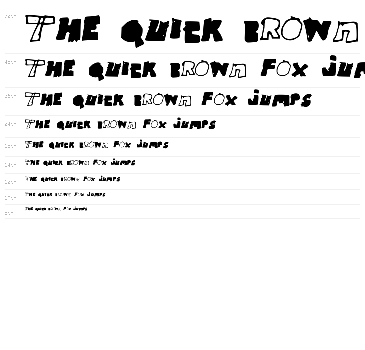 RitviksFont Waterfall