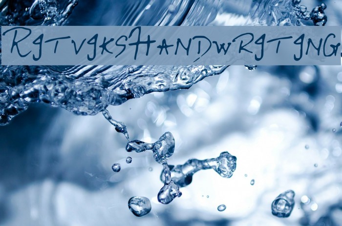 RitviksHandwriting Font examples