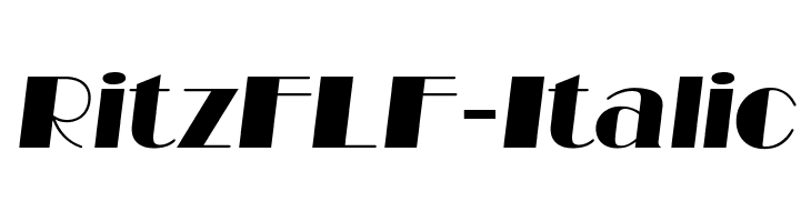 RitzFLF-Italic  Frei Schriftart Herunterladen