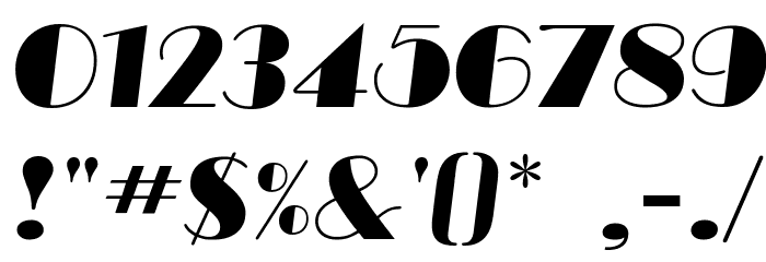 RitzFLF-Italic Font OTHER CHARS