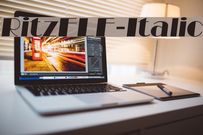 RitzFLF-Italic Font examples