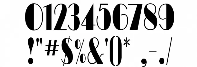 RitzFLFCond Font OTHER CHARS