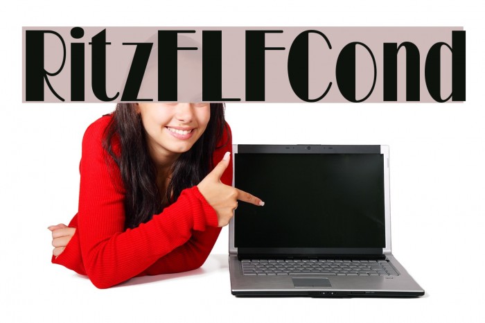 RitzFLFCond Font examples
