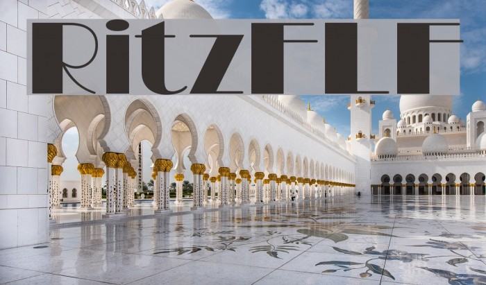 RitzFLF Font examples