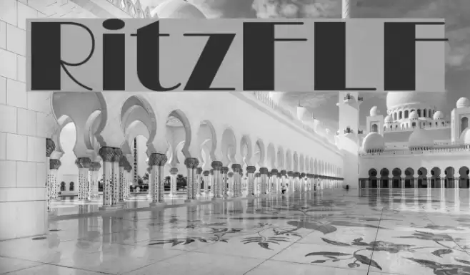 RitzFLF Font examples