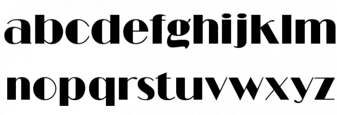 RitzFLF Font LOWERCASE