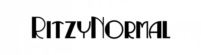 RitzyNormal  les polices de caractères gratuit tlcharger