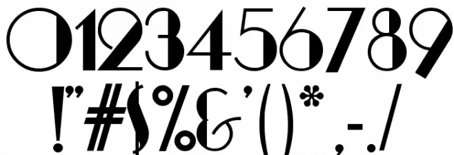 RitzyNormal Font OTHER CHARS