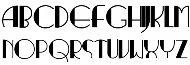 RitzyNormal Font Litere mari
