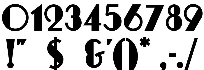 RitzyRemix Font OTHER CHARS