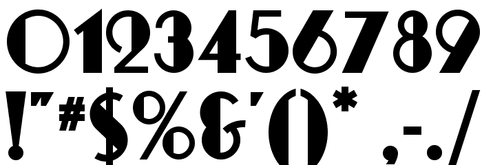 RitzyRemixNF Font OTHER CHARS