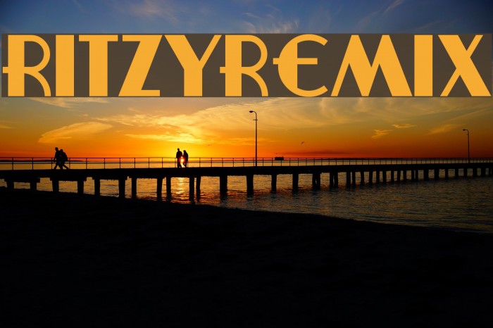 RitzyRemix Font examples