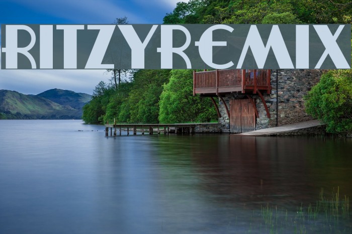 RitzyRemix Font examples