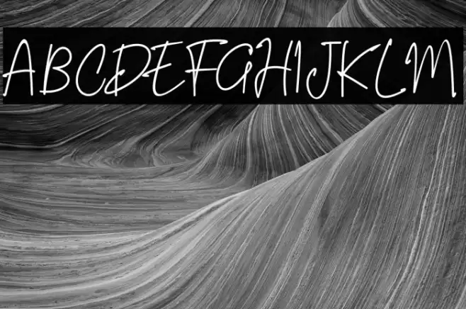 Riujin Palluy Font examples