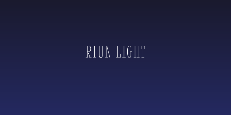 Riun Light Social Header