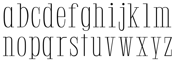 Riun Light Font Litere mici