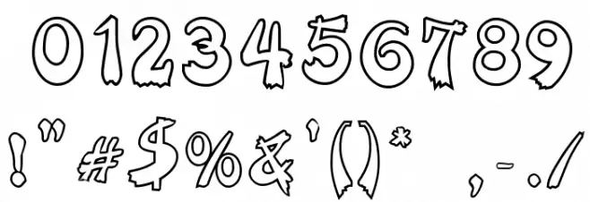 Rival Font OTHER CHARS