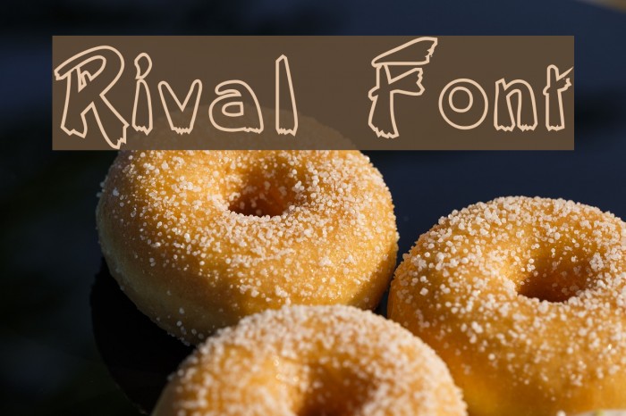 Rival Font examples