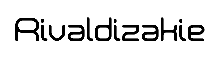 Rivaldizakie  font caratteri gratis